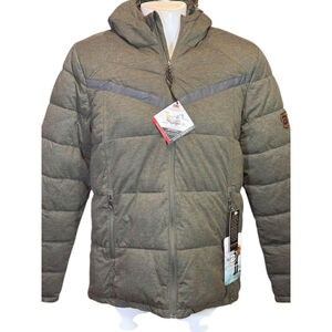 Men's Be Boundless Olive insulated puffer winter coat Size L